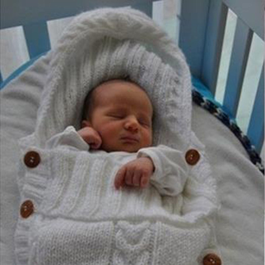 Knitted Baby Sleeping Bag
