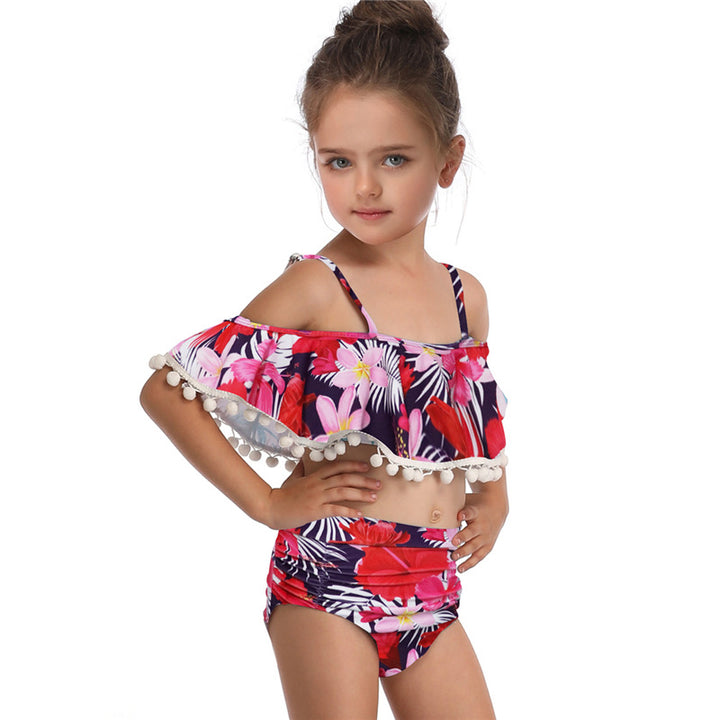 New Amazon Children'S Swimwear European And American Girls' Swimwear Manufacturers Spot Wholesale