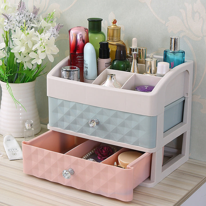 Jewelry-Organizer Lipstick Cosmetic-Case Storage-Box Nail-Oil-Container Drawer Makeup