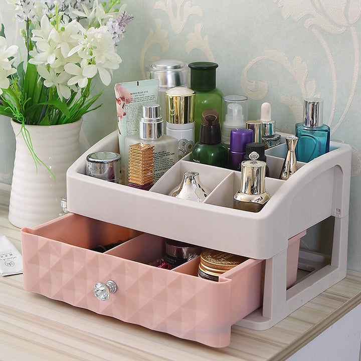 Jewelry-Organizer Lipstick Cosmetic-Case Storage-Box Nail-Oil-Container Drawer Makeup
