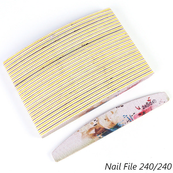 Water washable nail repair and care sanding nail file