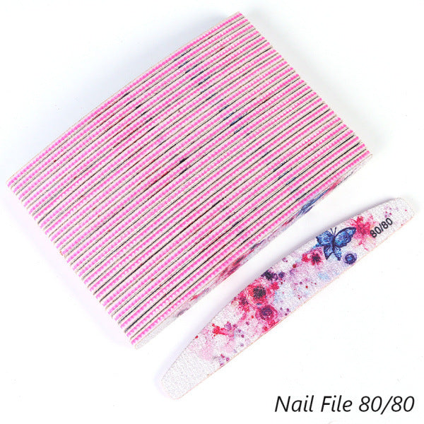 Water washable nail repair and care sanding nail file