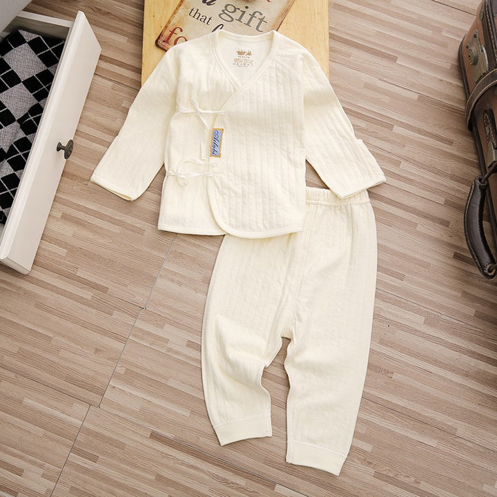Baby clothing cotton boneless underwear set
