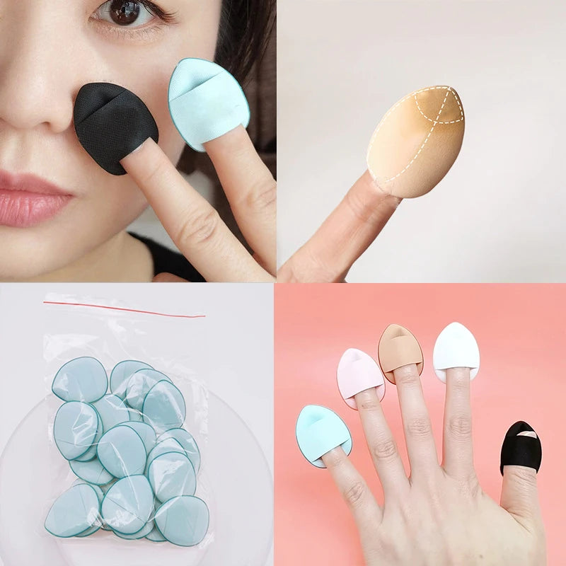 3/10pcs Mini Size Professional Cosmetic Cushion Puff  Concealer Foundation Detail