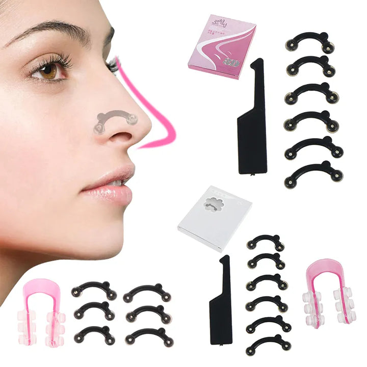 6Pcs/Set Beauty Nose Up Lifting Bridge Shaper Massage Tool