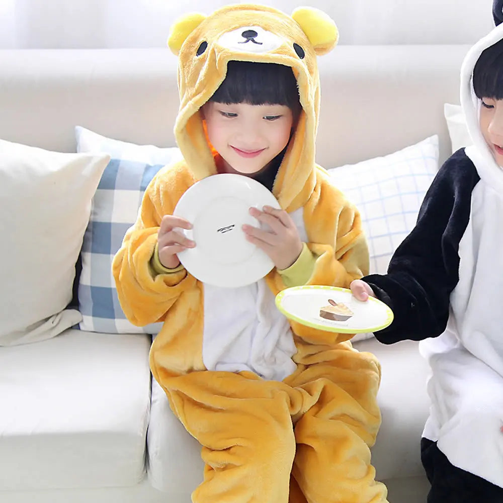 Children Onesie Kids Panda Pajamas Animal Cartoon