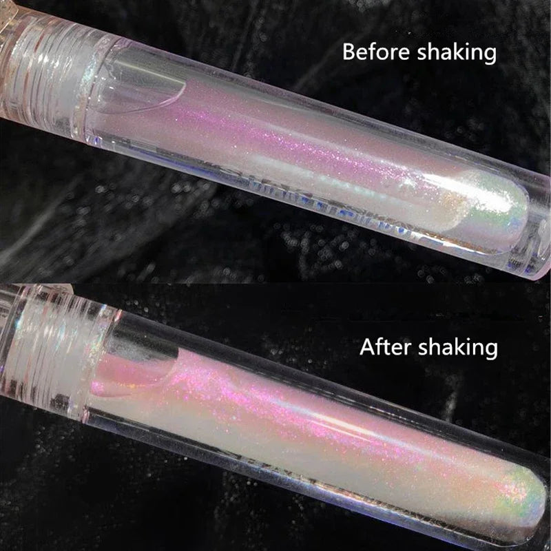 1PCS Diamond Glitter Liquid Eyeshadow Highlighter Lying Silkworm Shiny Brightening Makeup