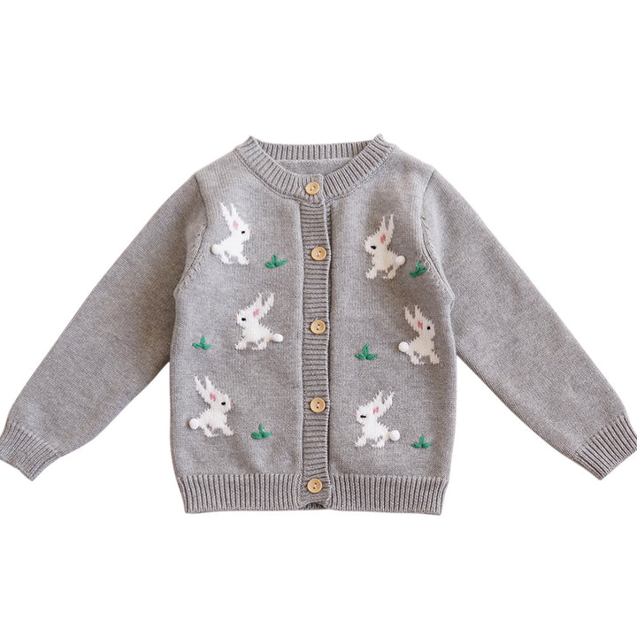 Korean Style Children's Clothing Autumn And Winter Sweater Girls' Baby Knitted Cardigan