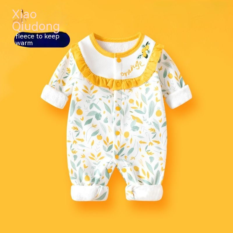 Clothes For Babies Autumn And Winter Going Out Rompers