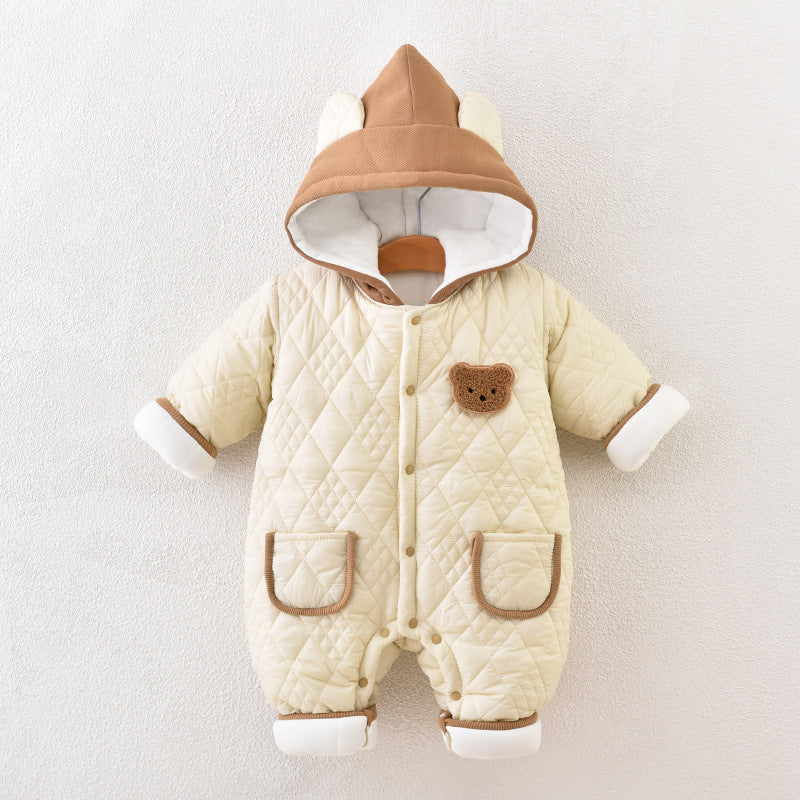 Cotton Padded Thickened Autumn And Winter Baby Jumpsuit