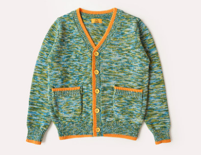 Girl's Cardigan Sweater Boy Knit Cardigan Baby Flower Yarn Top Coat